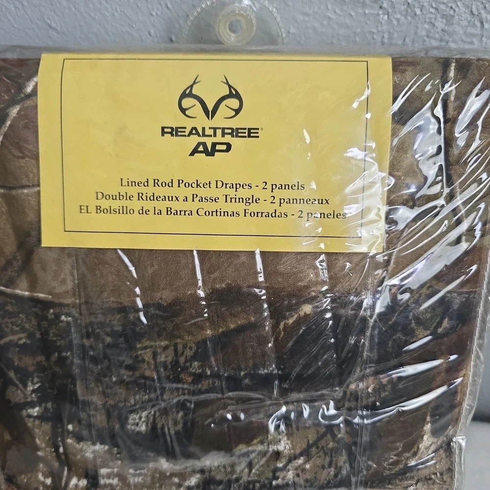 Realtree Lined Curtains Drapes 42